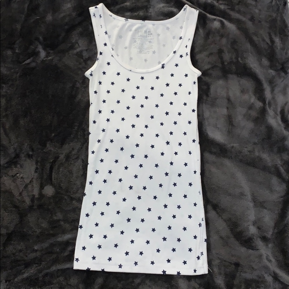 🔴Navy blue star tank